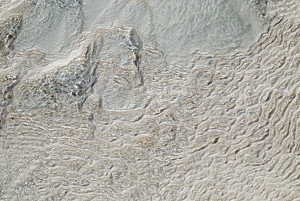 Travertine stone detail