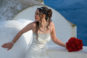 Bride with Roses
